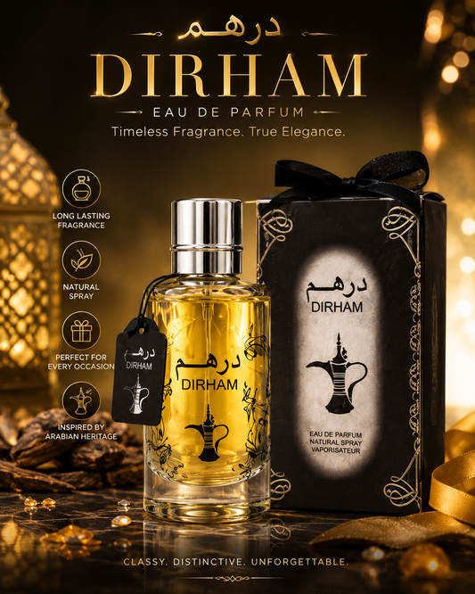Dirham Eau De Parfum – Timeless Arabian Fragrance